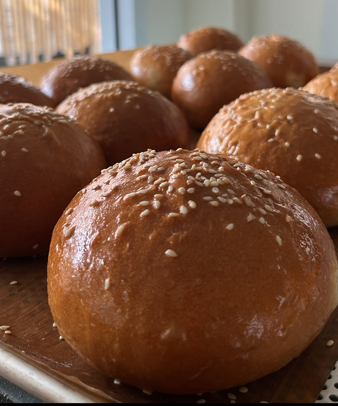 Burger buns / Hamburgerbrötchen min. order 4 pcs.