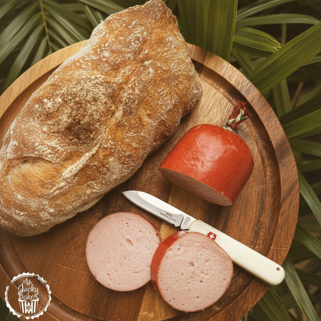 Cervelat spezial [Cervelat Sausage] für Wurst - Käse Salat