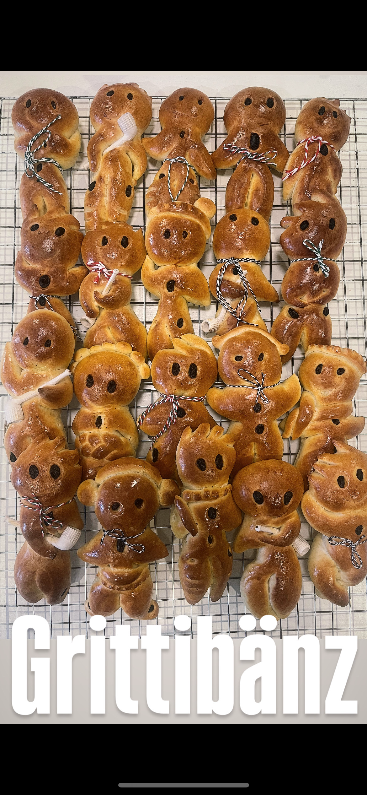 Grittibänz [Traditional Swiss Bread Man] min. order 2 pcs.