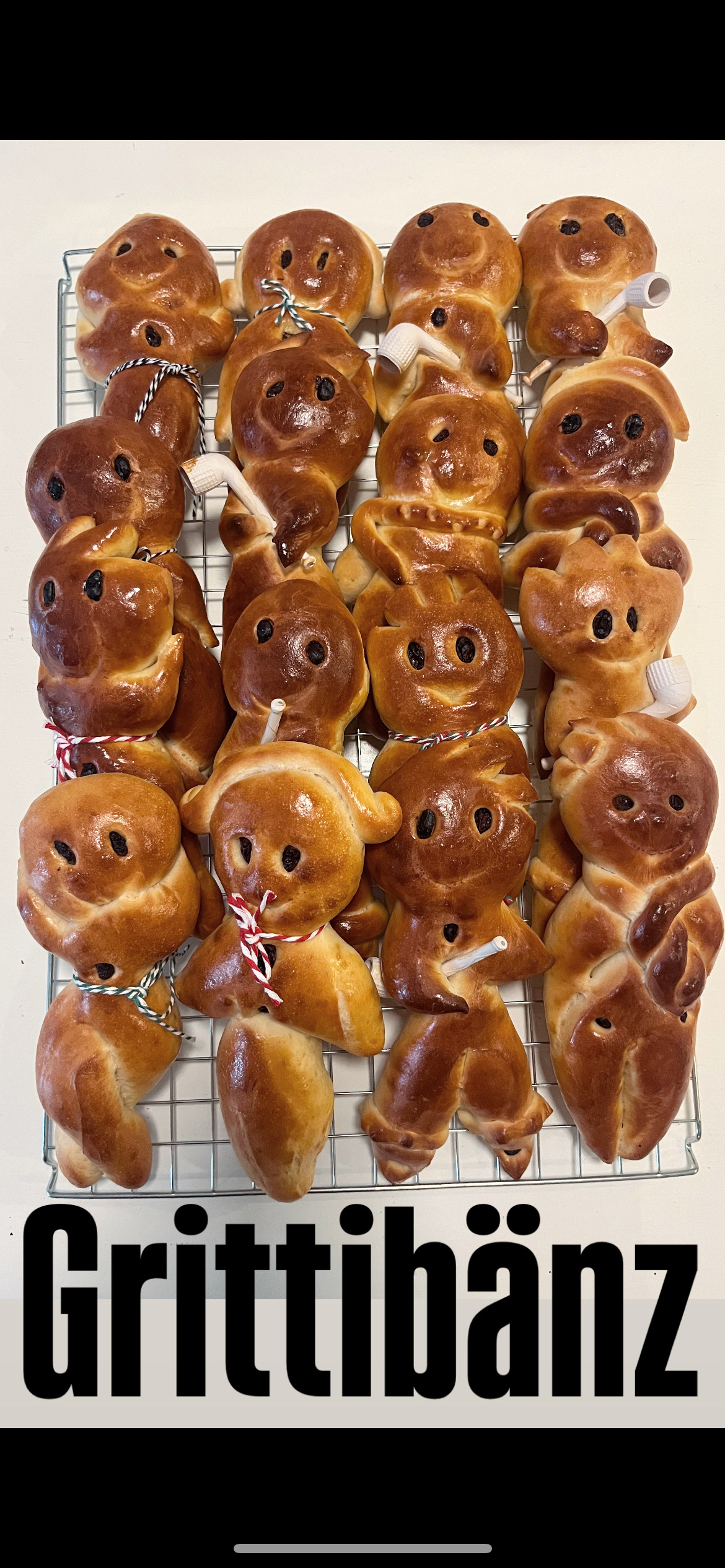 Grittibänz [Traditional Swiss Bread Man] min. order 2 pcs.