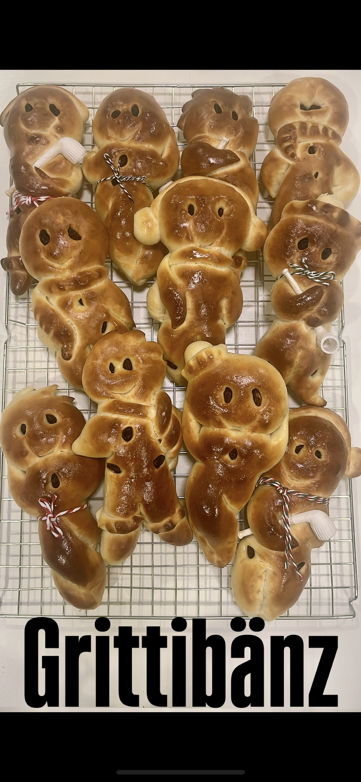 Grittibänz [Traditional Swiss Bread Man] min. order 2 pcs.