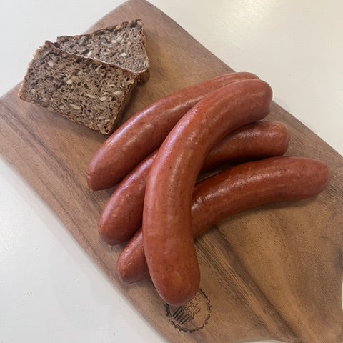 St. Galler Doppel-Schüblig [Swiss Sausage Double Size Schüblig Style]