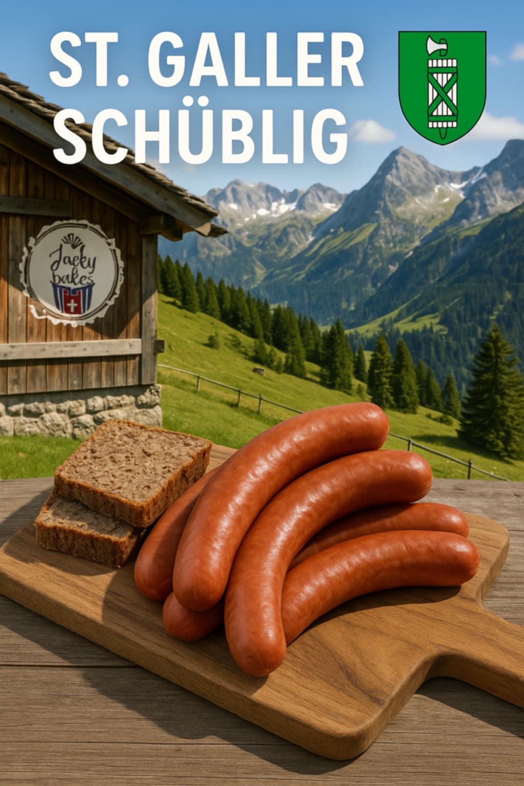 St. Galler Schüblig [Swiss Style Sausage Schueblig Style]